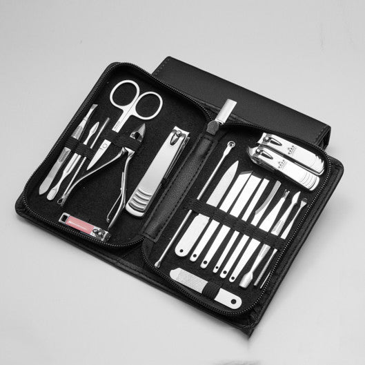 POVTrysIt Approved: Upgraded Stainless Steel Nail Clipper Set – 7 to 20-Piece Professional Grooming Kit